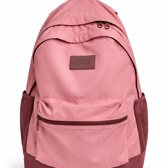 Victoria\'s Secret PINK Campus Backpack in the Smokey Rose colorway main image 7
